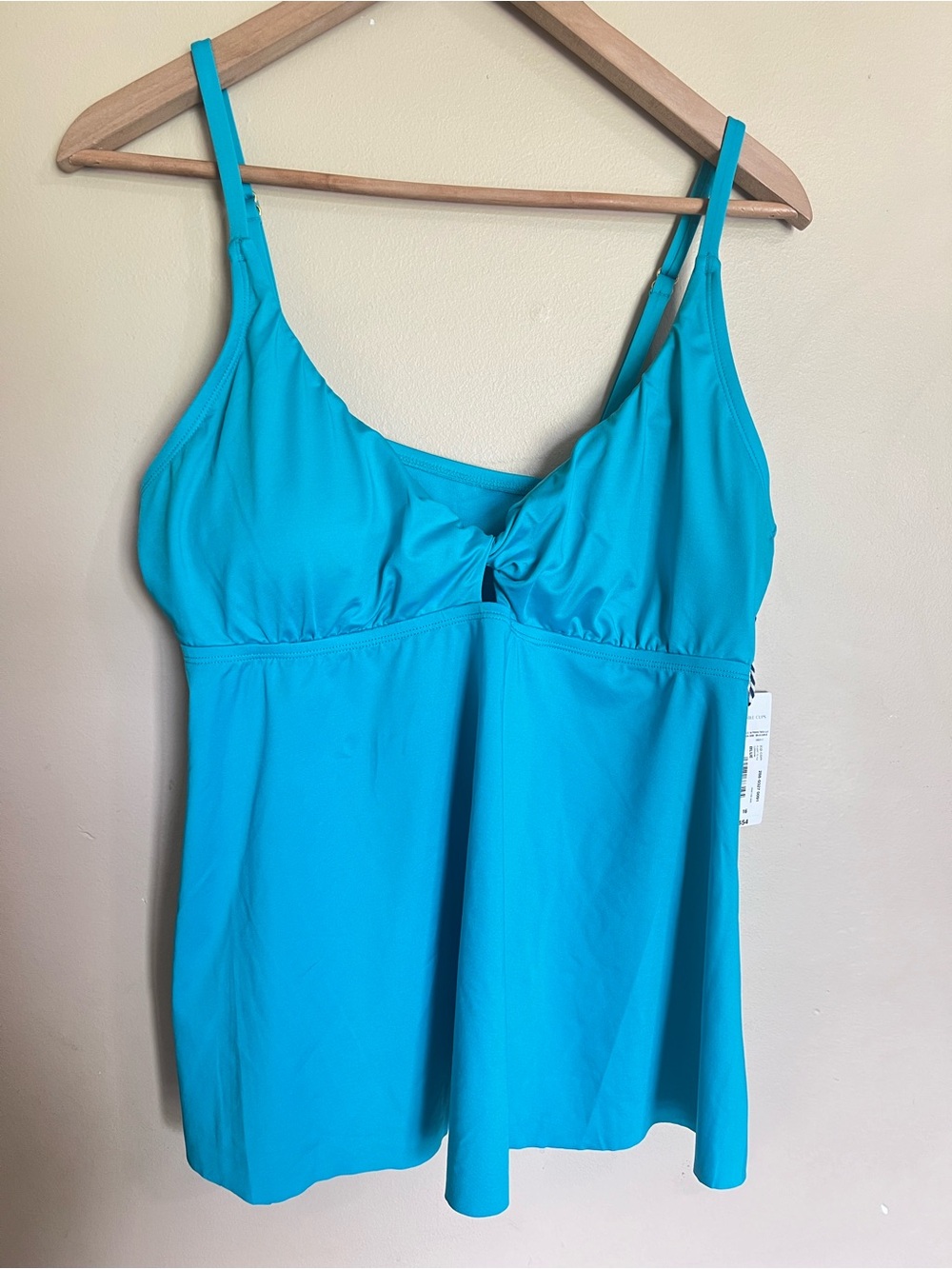 Women’s Turquoise Tankini Top - Brand Unknown